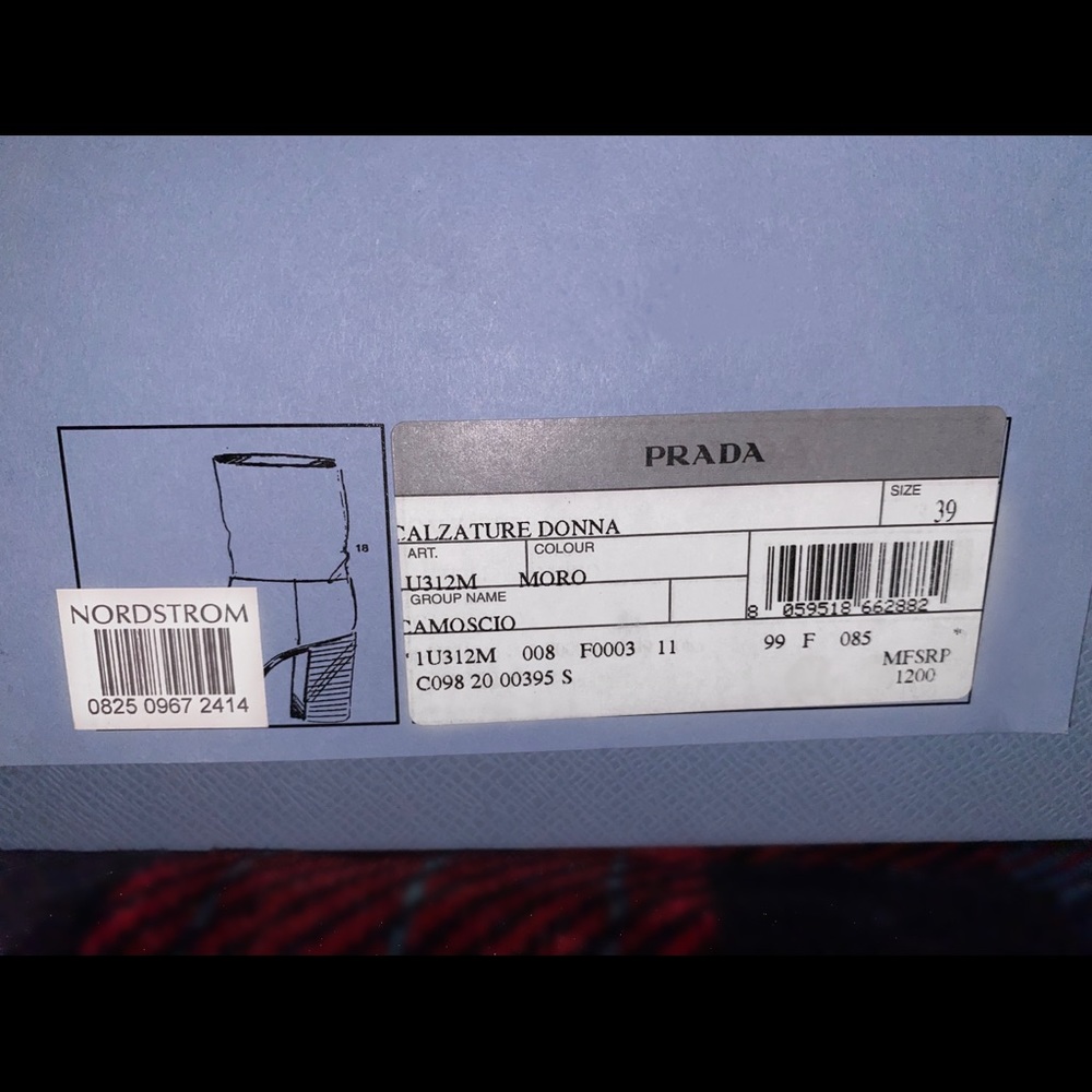 Prada black suede boots size 39 or 9 US - Picture 10 of 10